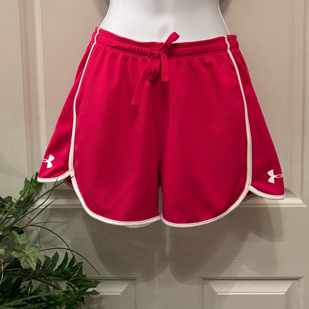 Pink UnderArmour Athletic Shorts